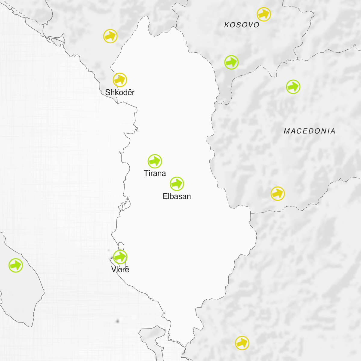 Cities of Albania