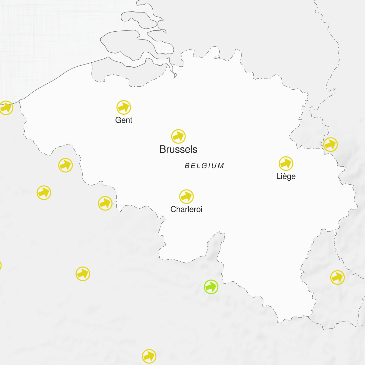 Cities of Belgium