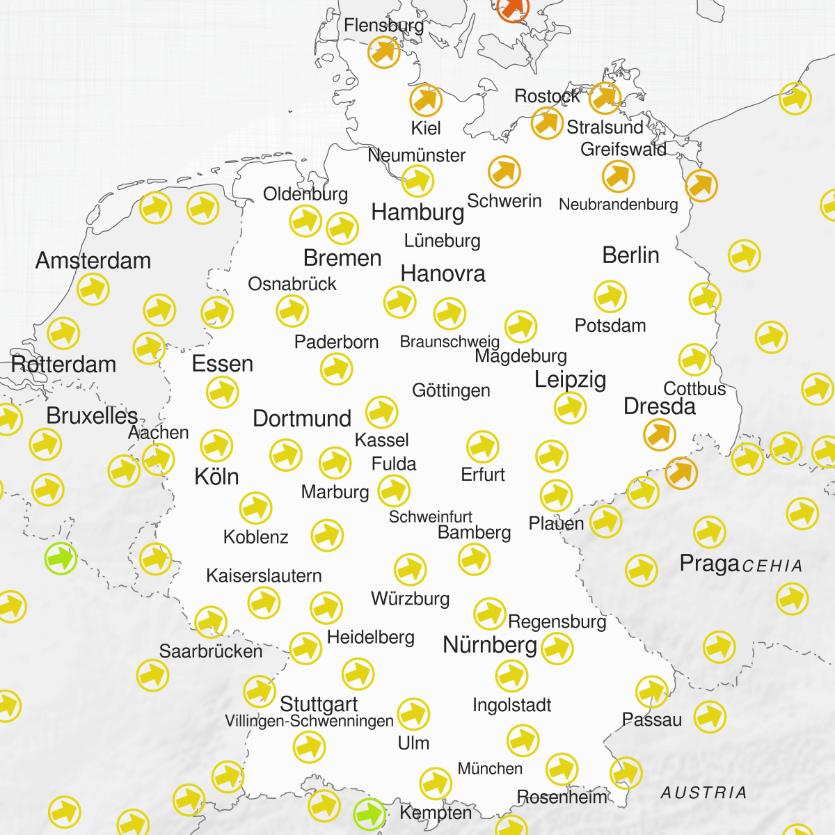 Orașele din Germania