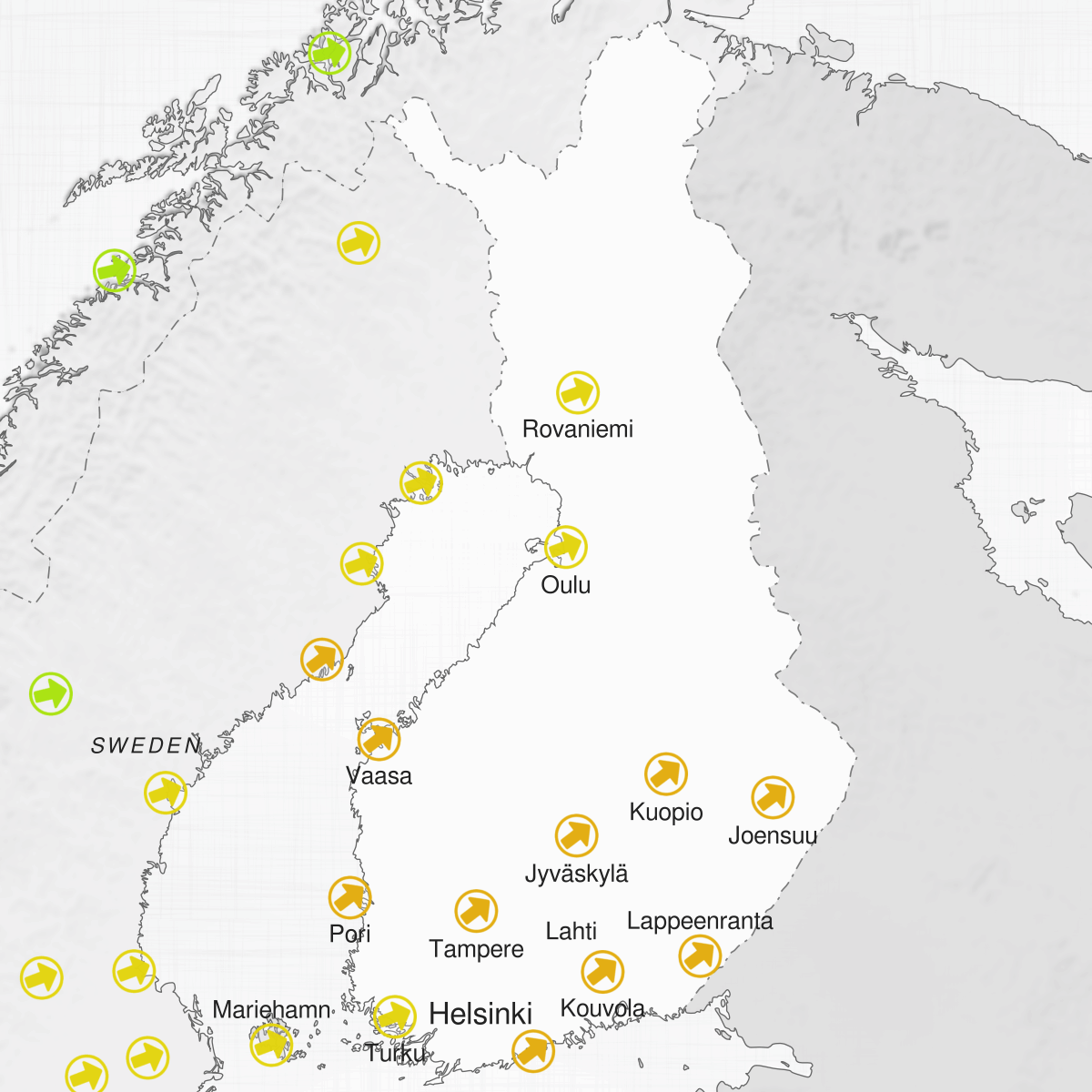 Cities of Finland