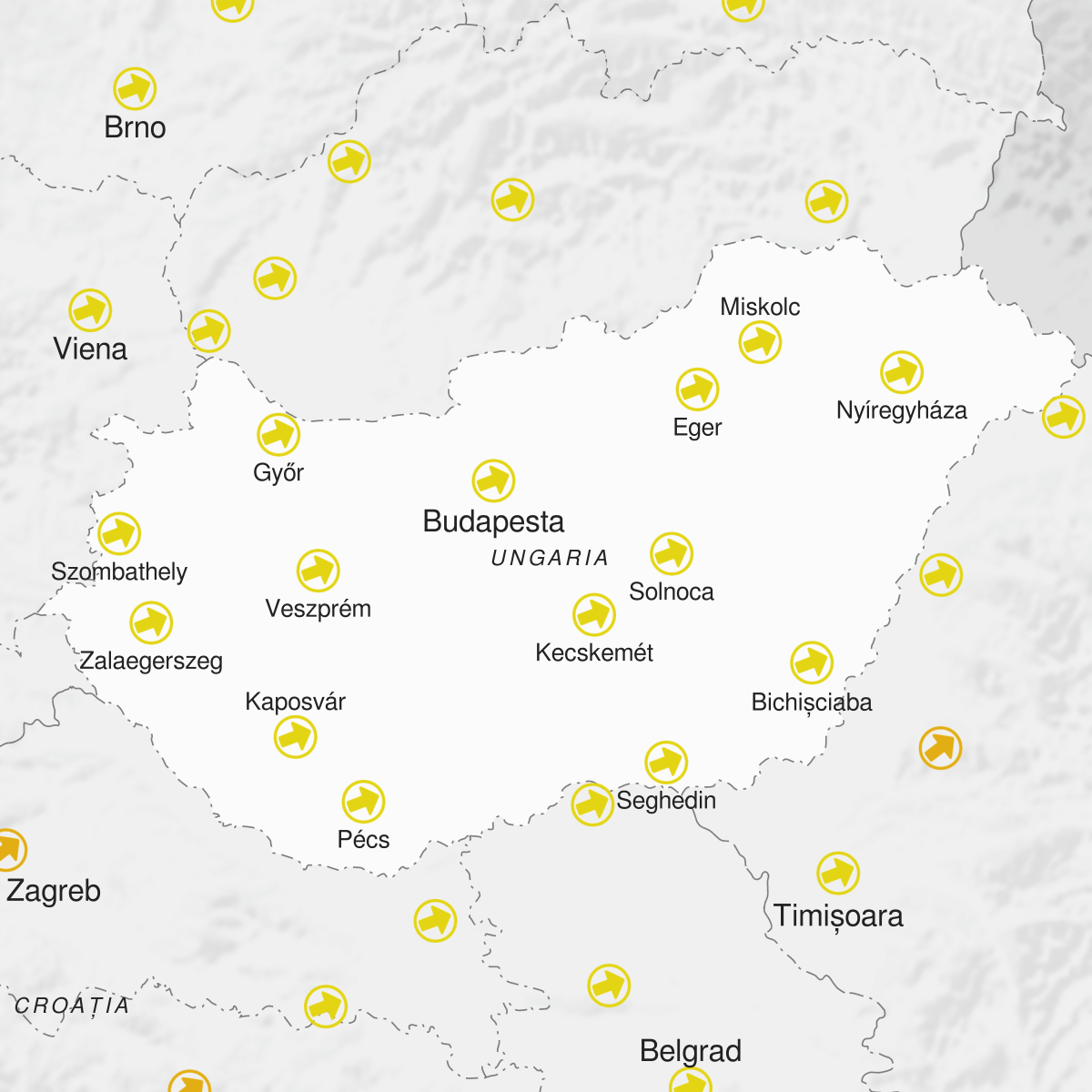 Orașele din Ungaria