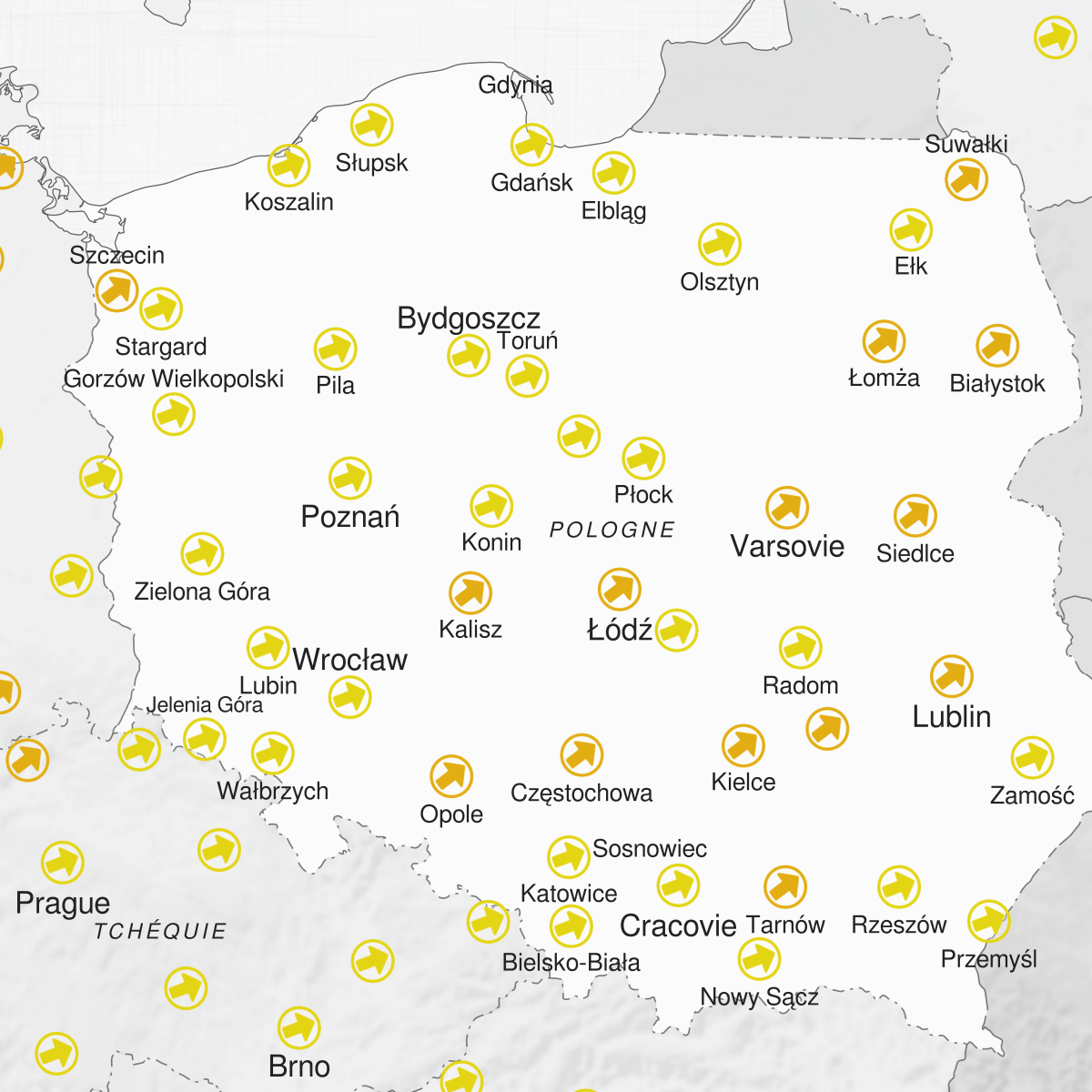 Villes de Pologne