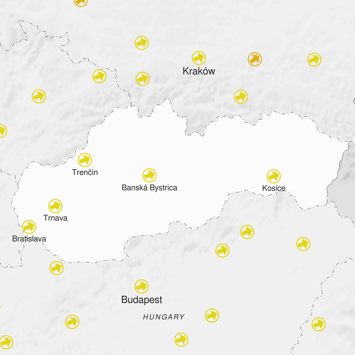 Cities of Slovakia